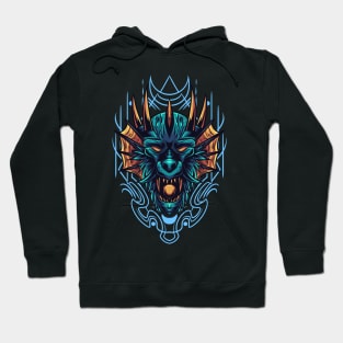 Dragon Illustration With Japanese Style 1.1 Hoodie